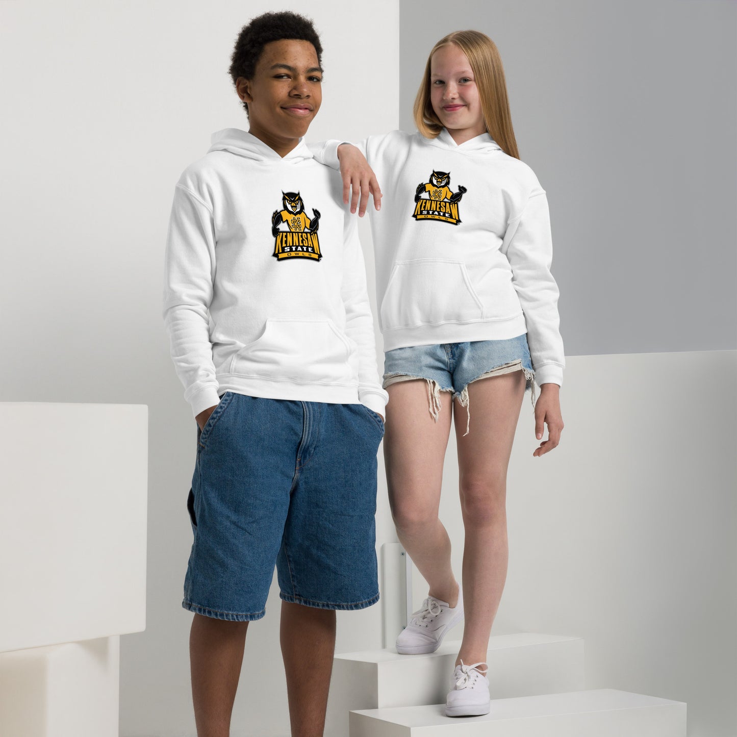 Kennesaw State Owls Youth Heavy Blend Hoodie