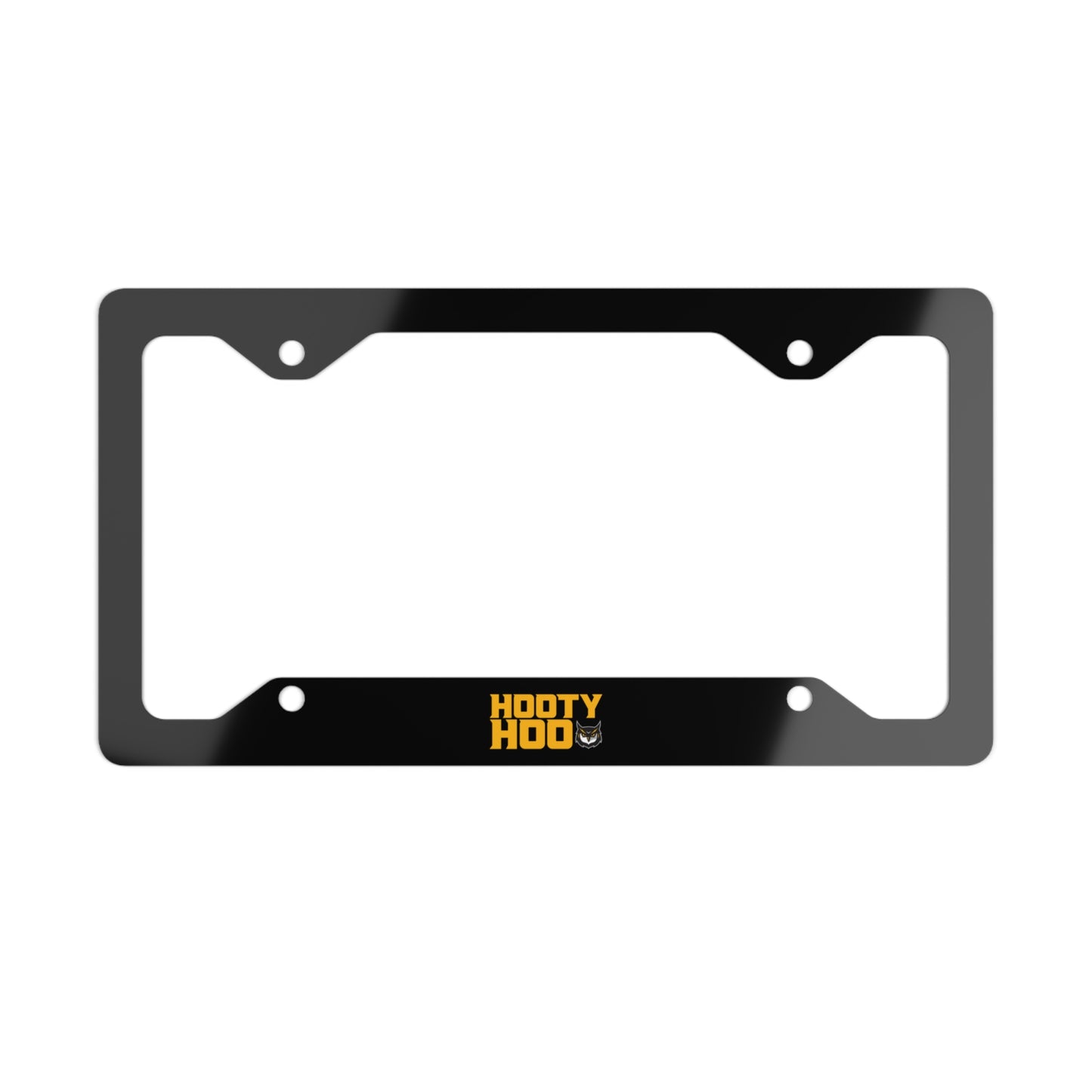 Hooty Hoo Metal License Plate Frame