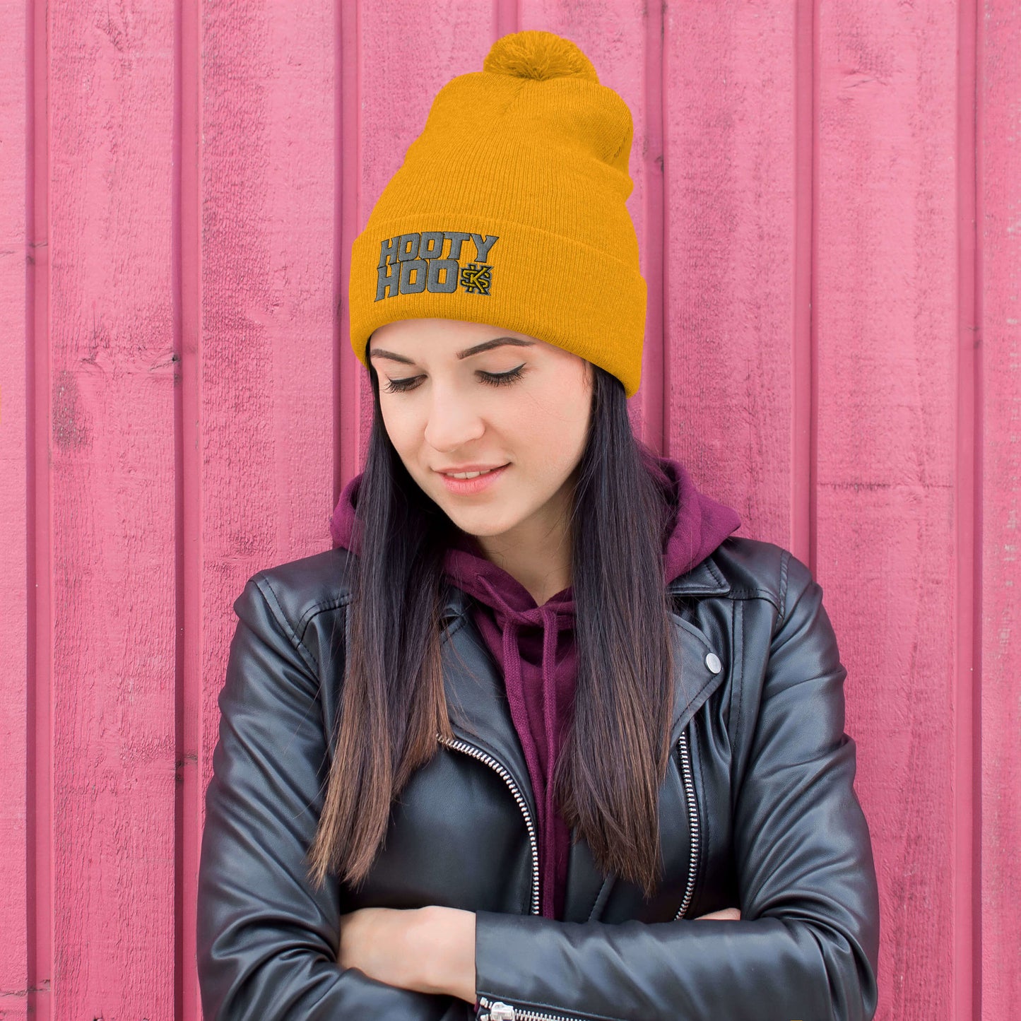 Hooty Hoo Pom-Pom Beanie