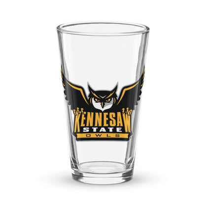 Kennesaw State Owls Shaker Pint Glass