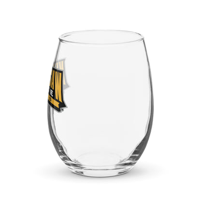 Kennesaw State Owls Stemless Wine Glass