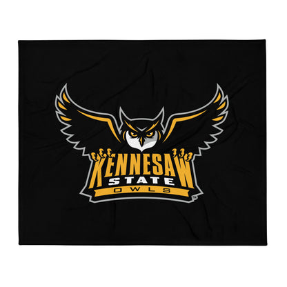 Kennesaw State Owls Throw Blanket